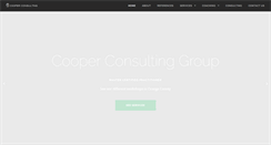Desktop Screenshot of cooperconsultinggroup.com