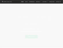 Tablet Screenshot of cooperconsultinggroup.com